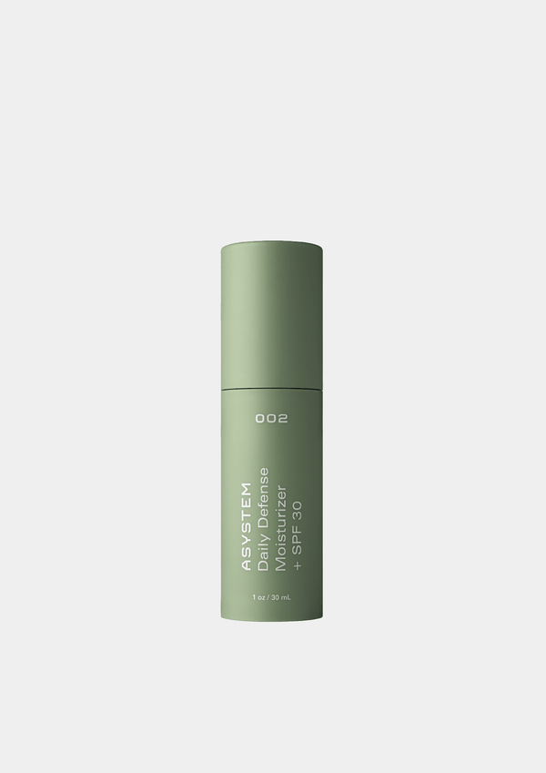 Asystem Daily Defense Moisturizer + SPF in pale green packaging
